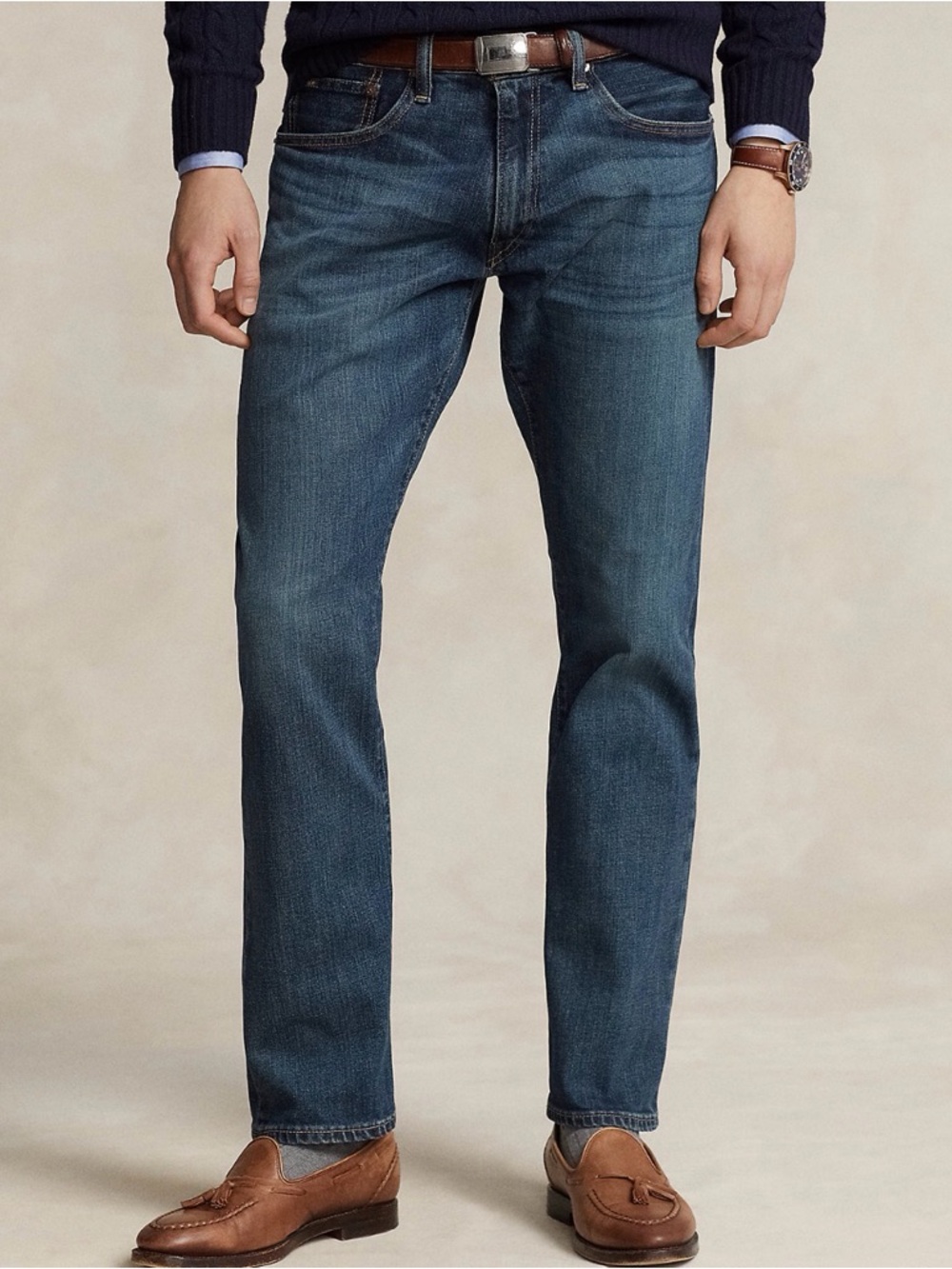 Ralph Lauren Blue Straight Jeans Classic Fit